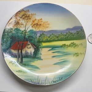 Scenic Japanese Decorative Plate